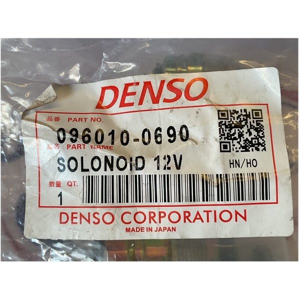 096010-0690 DENSO 12V SOLENOID WITH 2 O'RINGS 1HZ / 1HD-T / 1HD-FT 2