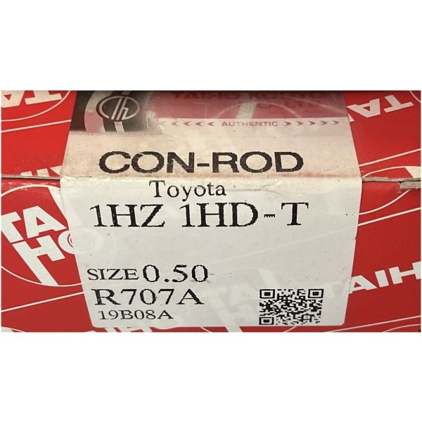 Taiho (R707A 0.50) Set of 12 +020 Conrod Bearings FULL SET 2