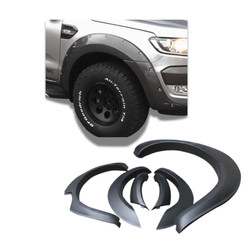 Ford Ranger T7 2015-2017 Pocket Rivet Style Fender Flares