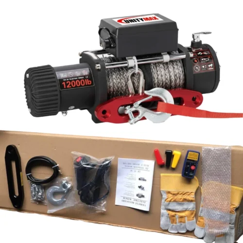 Unitymax 12000lb Electric Winch 12V Rope Wireless Remote